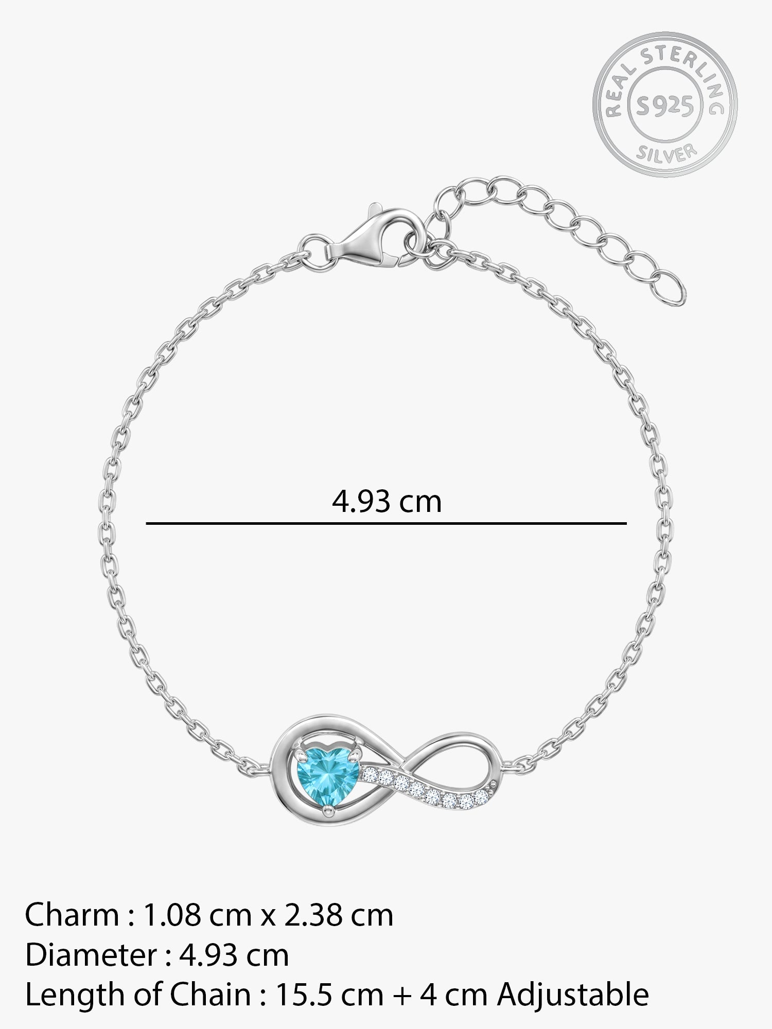 Silver Endlessly Yours Bracelet