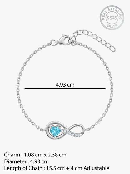 Silver Endlessly Yours Bracelet