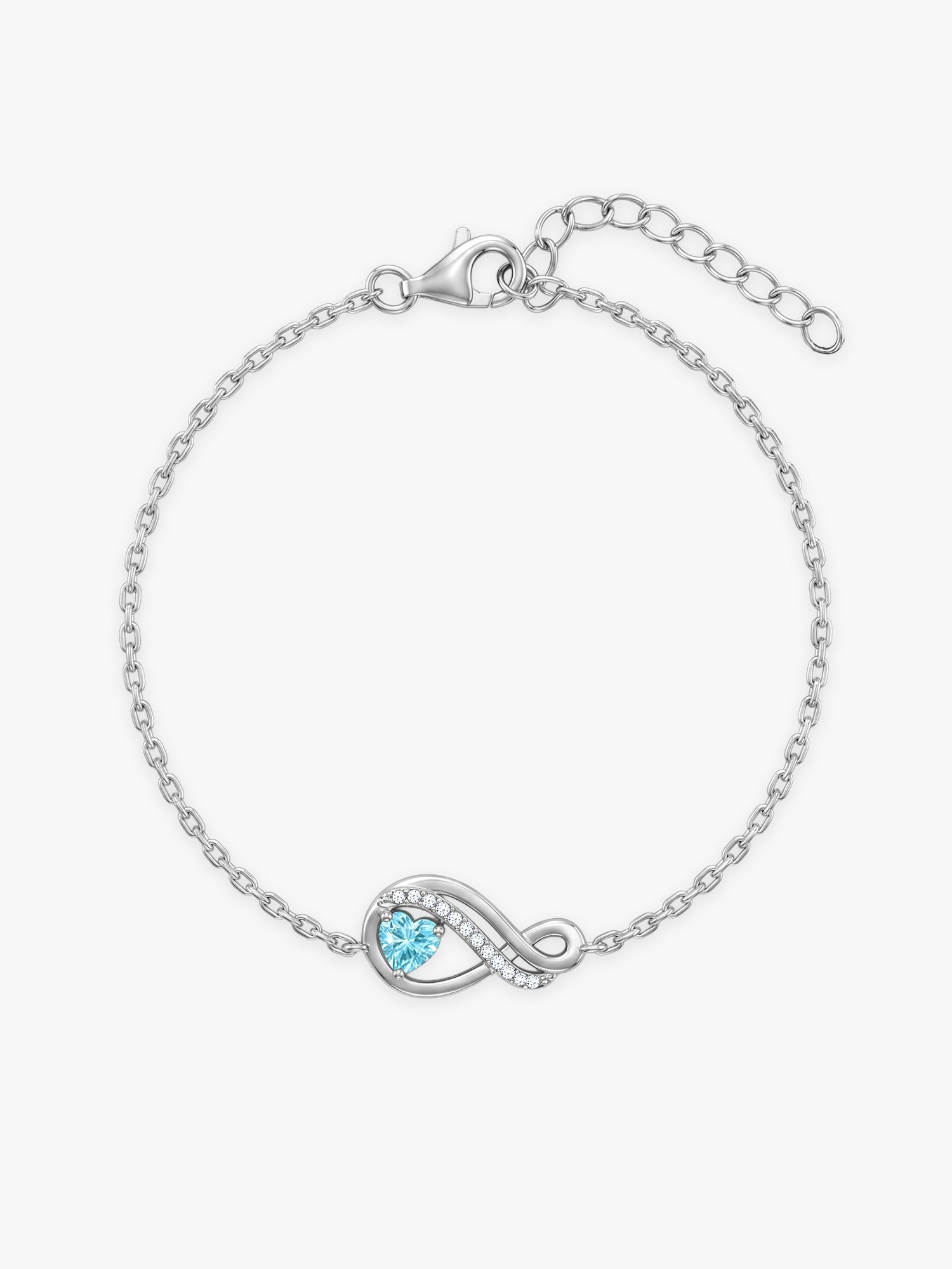 Silver Sea of Love Bracelet