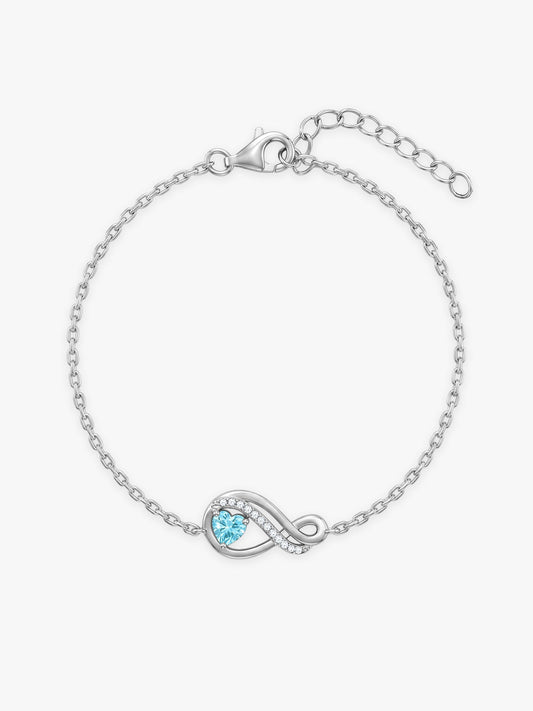 Silver Sea of Love Bracelet