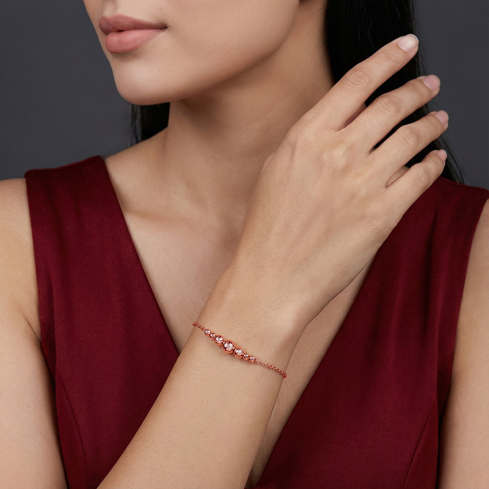 Rose Gold Showgirl Bracelet