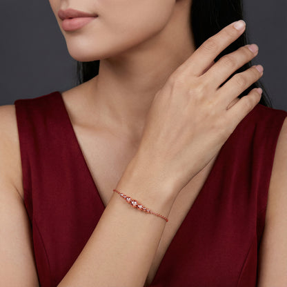 Rose Gold Showgirl Bracelet