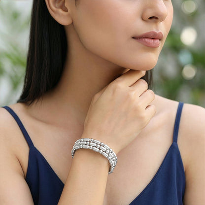 Silver Calm Down Bracelet