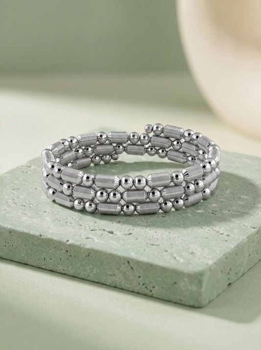Silver Calm Down Bracelet