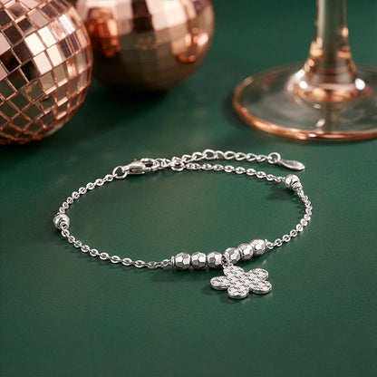 Silver Hold My Hand Bracelet