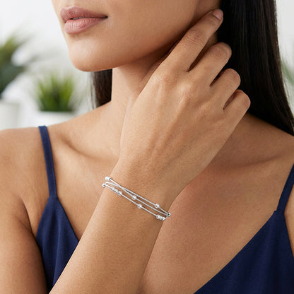 Silver Better Together Bracelet