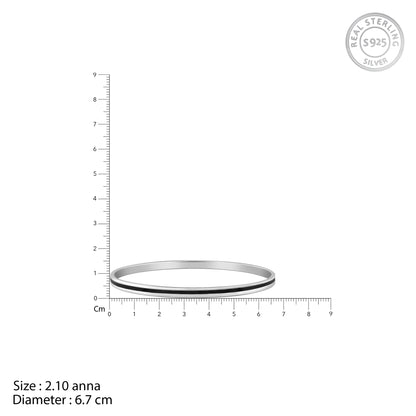 Silver Veer Kada For Him