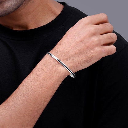 Silver Veer Kada For Him