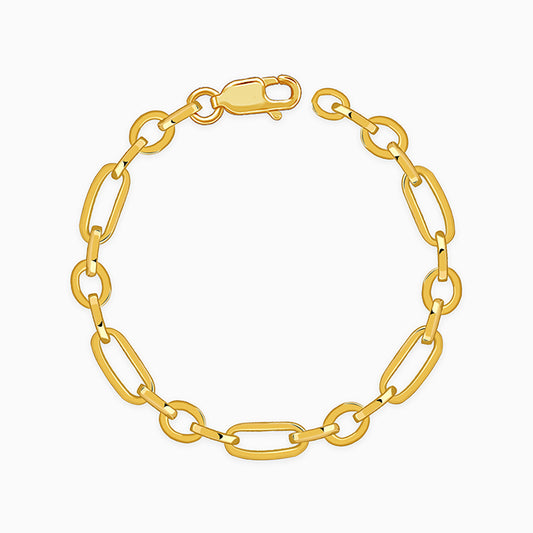 Golden Titan Link Bracelet For Him