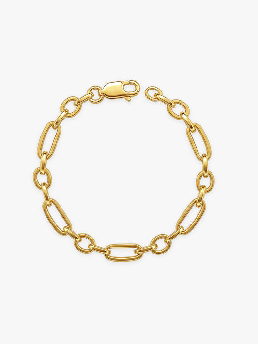 Golden Titan Link Bracelet For Him