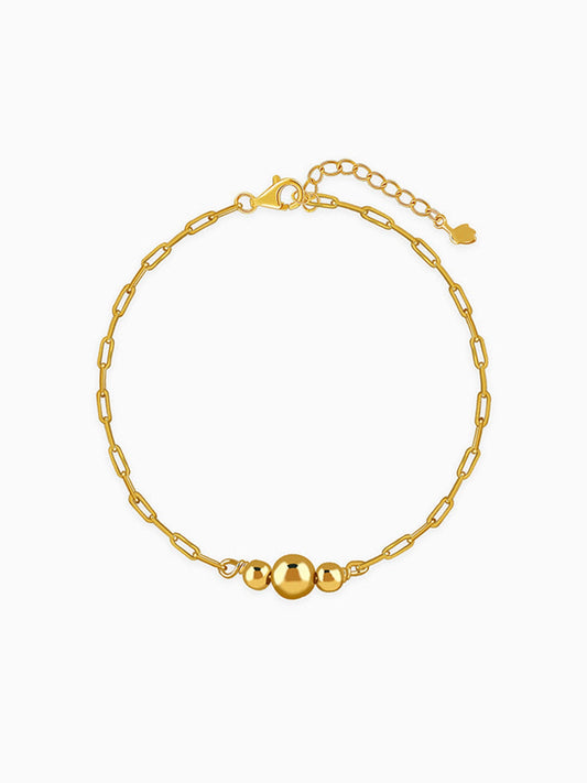 Kriti Sanon Golden Glowing Beads Bracelet