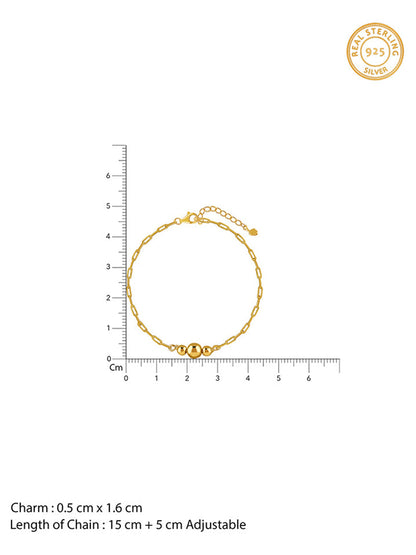Kriti Sanon Golden Glowing Beads Bracelet