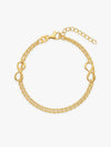 Kriti Sanon Golden Boundless Link Bracelet