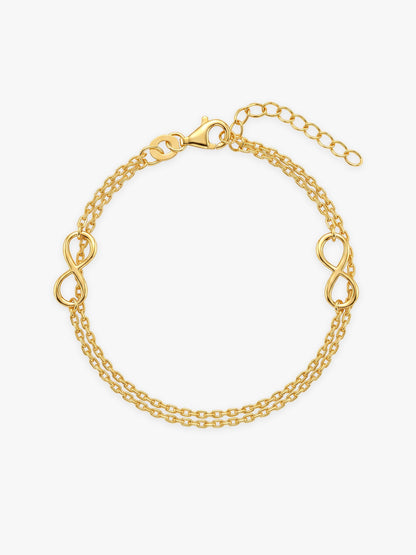 Kriti Sanon Golden Boundless Link Bracelet