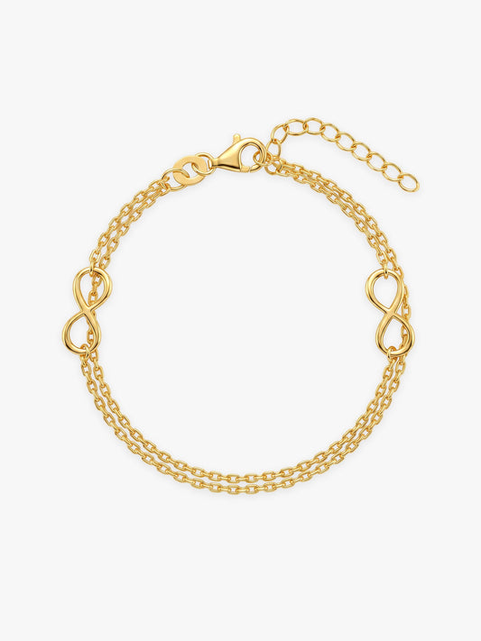 Kriti Sanon Golden Boundless Link Bracelet
