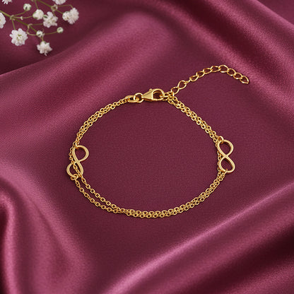 Kriti Sanon Golden Boundless Link Bracelet
