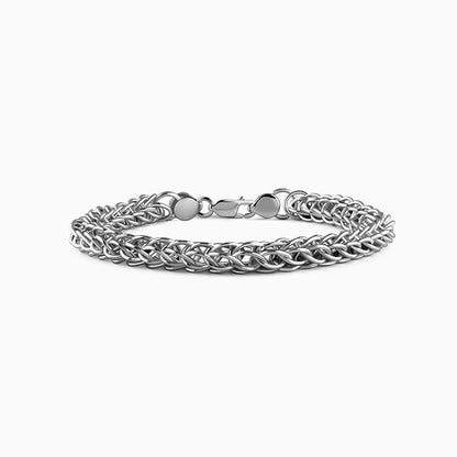 Silver Subtle Drip Bracelet For Him