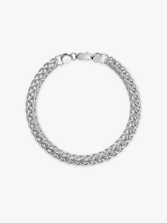 Silver Subtle Drip Bracelet For Him