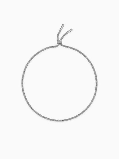 Silver Aurex Bolo Bracelet