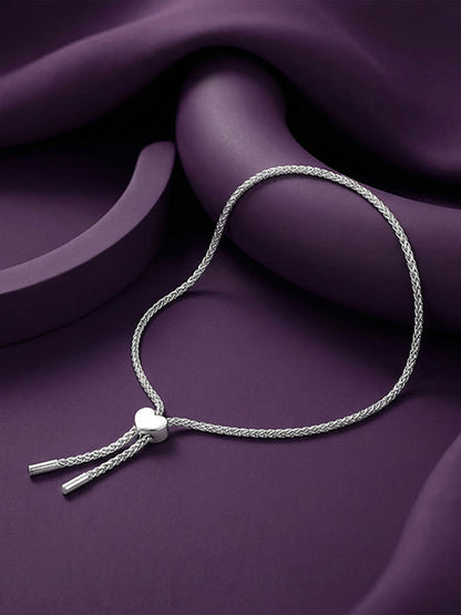 Silver Aurex Bolo Bracelet