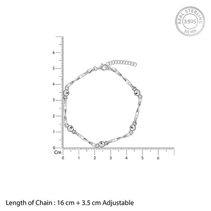 Silver Celestial Gleam Bracelet