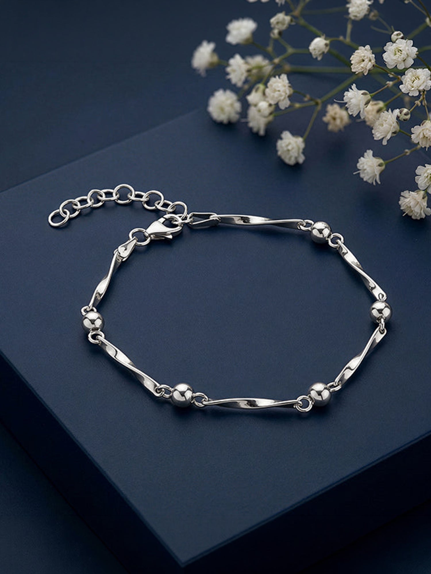 Silver Celestial Gleam Bracelet