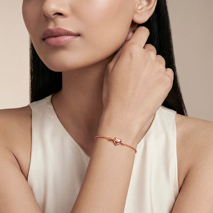 Rose Gold Cupid Bracelet