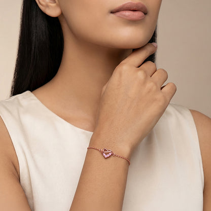 Rose Gold Amora Drop Bracelet