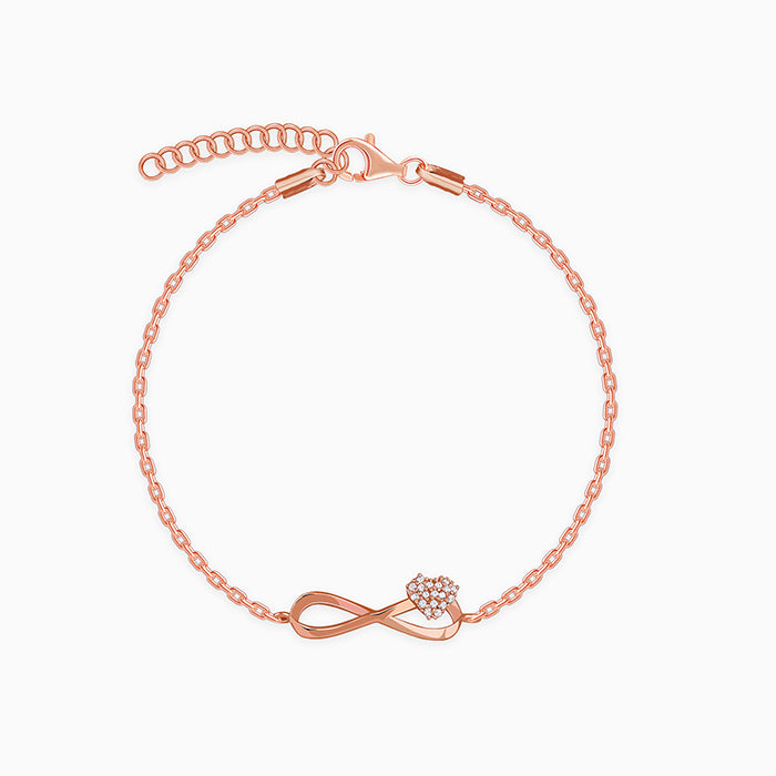 Rose Gold Love Slider Bracelet