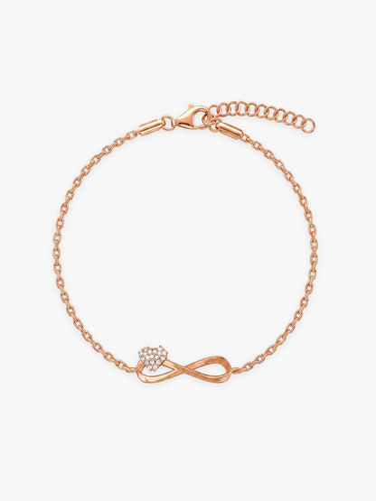Rose Gold Love Slider Bracelet