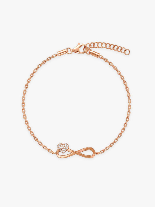 Rose Gold Love Slider Bracelet