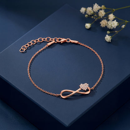 Rose Gold Love Slider Bracelet
