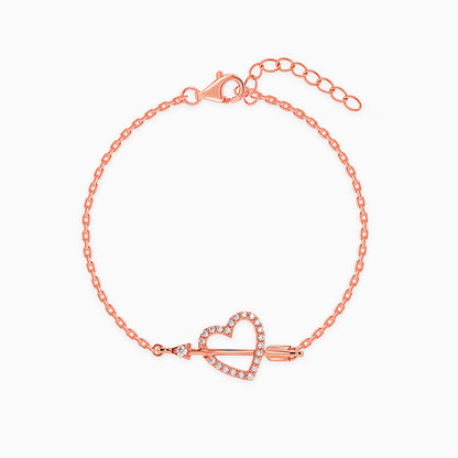 Rose Gold Heart Bracelet