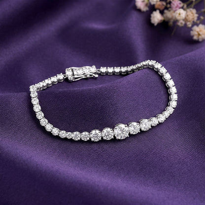 Silver Radiant Line Bracelet