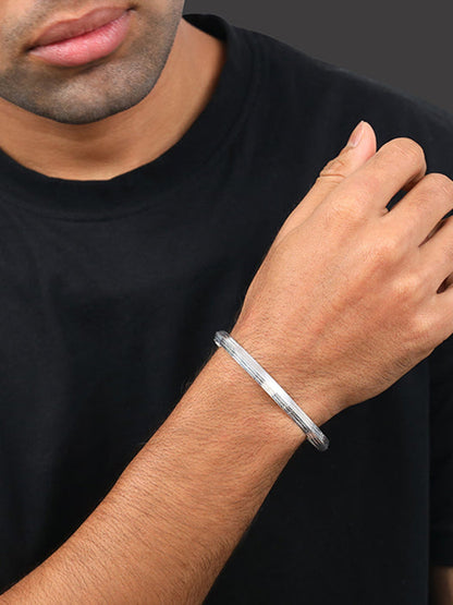 Silver Surjit Kada For Him