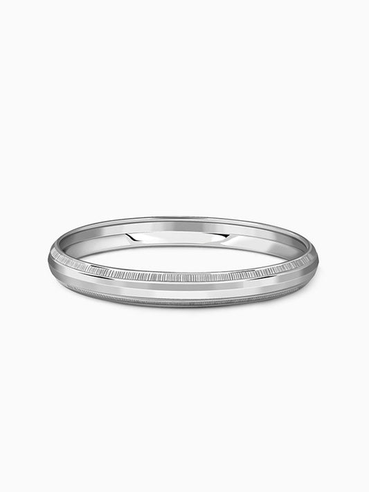 Silver Baldev Kada For Him (Size 2.6)