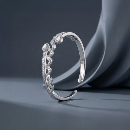 Silver Florence Cuff Bracelet