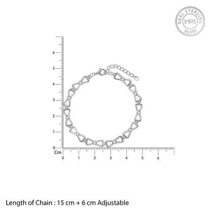 Silver Lunara Knot Bracelet
