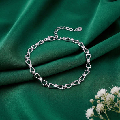 Silver Lunara Knot Bracelet
