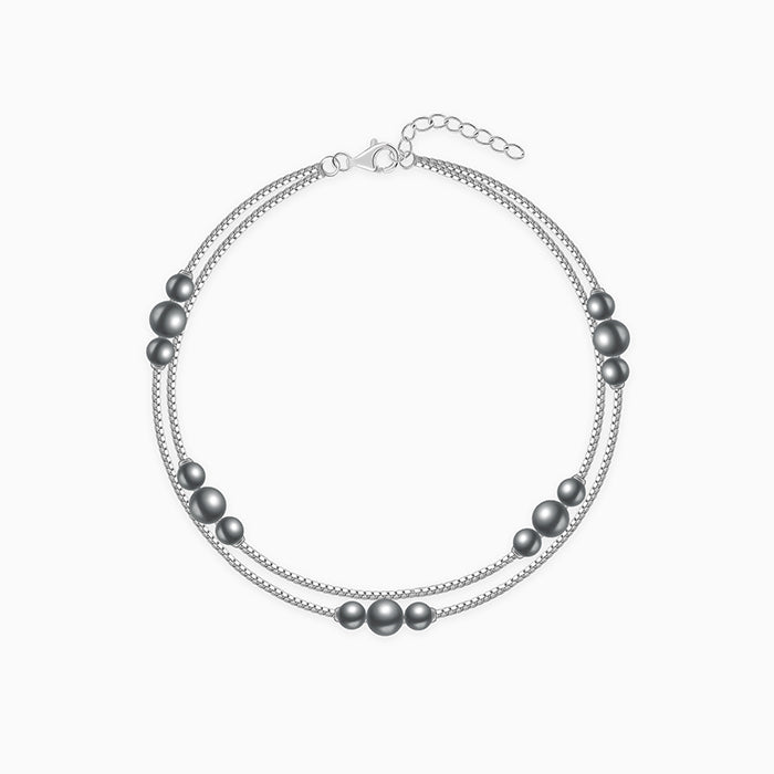 Silver Hailee Pearl Bracelet