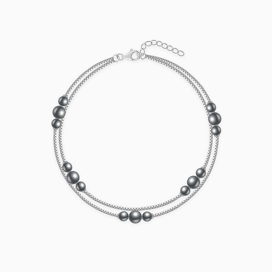 Silver Hailee Pearl Bracelet