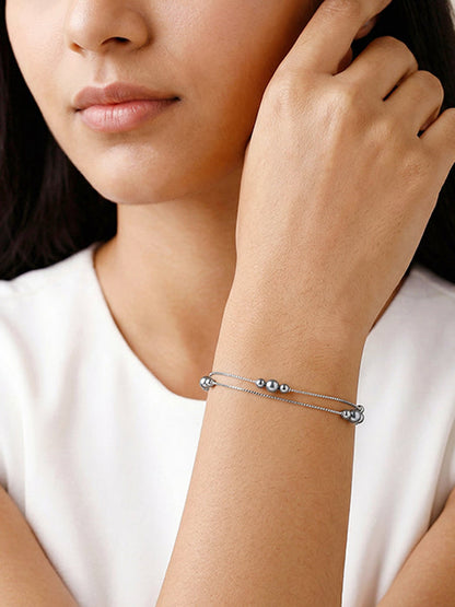 Silver Hailee Pearl Bracelet