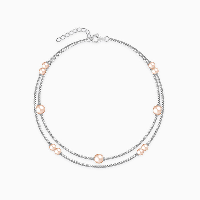 Silver Anne Pearl Bracelet