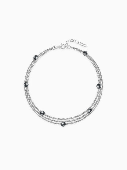 Silver Jennifer Pearl Bracelet