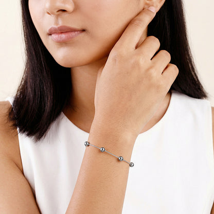 Silver Emma Bracelet