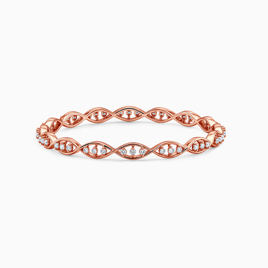 Rose Gold Riverwyn Bangle (Size 2.6)