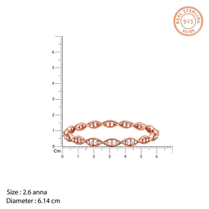Rose Gold Riverwyn Bangle (Size 2.6)