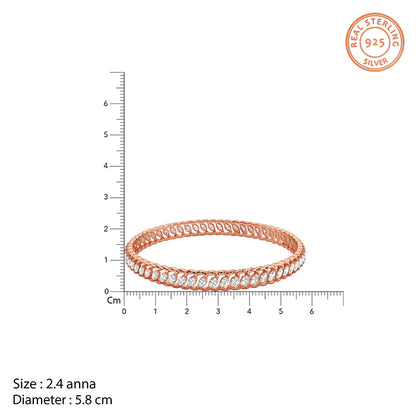 Rose Gold Ikshvaku Bangle (Size 2.4)