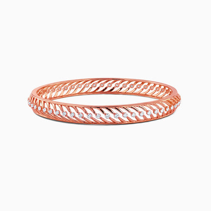 Rose Gold Emberwood Bangle (Size 2.6)