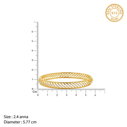 Golden Chandraketu Bangle (Size 2.4)